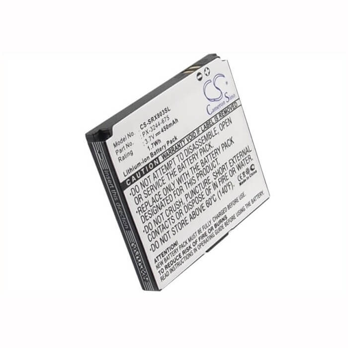 3.7V, Li-ion, 450mAh, SmartPhone battery fits Simvalley, Px-3244, Pico Inox Rx-180, Pico Rx-80 V.3, 1.67Wh Mobile, SmartPhone Cameron Sino Technology Limited (Suspended)