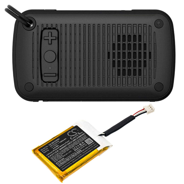 3.7V, Li-Polymer, 1300mAh, Speaker battery fits Skullcandy, Ambush, Y22-sk2013008, 4.81Wh Speaker Cameron Sino Technology Limited
