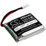 3.7V, Li-Polymer, 650mAh, Drones battery fits Skyhunter, Skyhunter, X8tw, X8tw, 2.41Wh Drones Cameron Sino Technology Limited