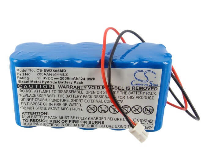 12.0V, Ni-MH, 2000mAh, Medical battery fits Smiths, 10n-700aac, Infusion Pump Wz50c2, Infusion Pump Wz-50c6, 24.00Wh Medical Cameron Sino Technology Limited (Medical)