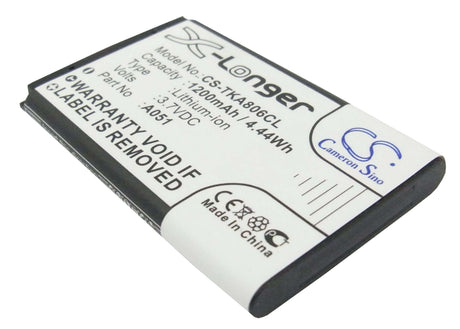 3.7V, Li-ion, 1200mAh, Cordless Phone battery fits Vertical, T-com, Snom, Toshiba, Telekom, Poly, Nec, 10000058, G266, G566, 4.44Wh Cordless Phone Cameron Sino Technology Limited (Cordless Phone)