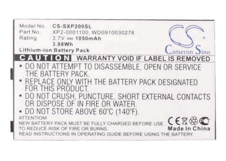 3.7V, Li-ion, 1050mAh, SmartPhone battery fits Socketmobile, Wd0910030278, Sonim Xp2, Xp2, 3.89Wh Mobile, SmartPhone Cameron Sino Technology Limited (Suspended)