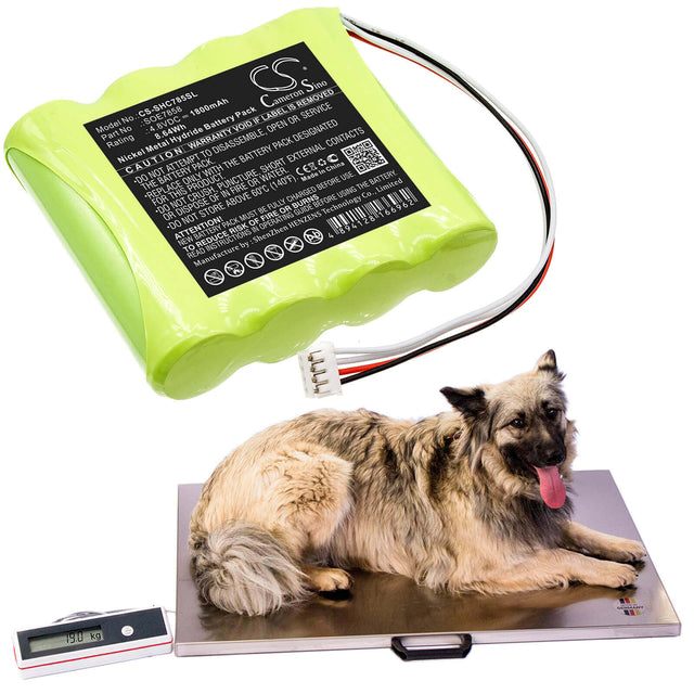 4.8V, Ni-MH, 1800mAh, Equipment battery fits Soehnle, Soe7858, Scale 7858, 8.64Wh Equipment, Survey, Test Cameron Sino Technology Limited