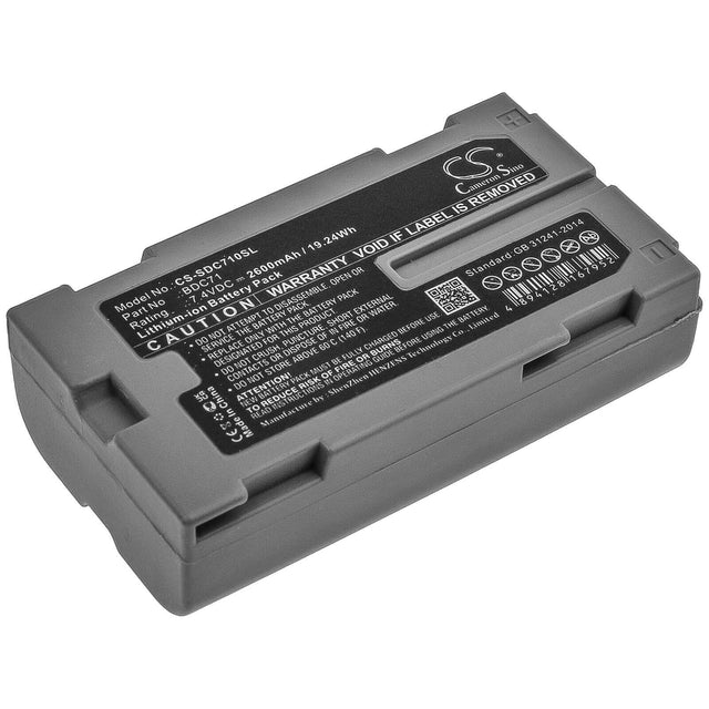 7.4V, Li-ion, 2600mAh, Equipment battery fits Topcon, Sokkia, Bdc71, 3D Layout Navigator LN-150, Pipe Laser Tp-l6, 19.24Wh Equipment, Survey, Test Cameron Sino Technology Limited