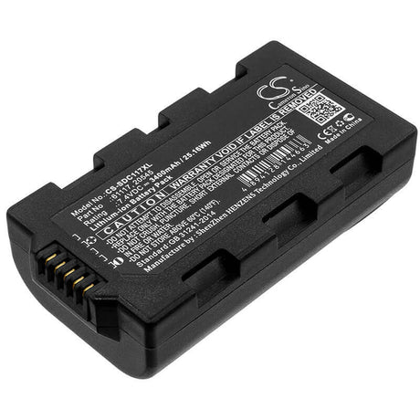 7.4V, Li-ion, 3400mAh, Data Collector battery fits Sokkia, 20545, Juniper Mesa Field, Topcon Tesla, 25.16Wh Equipment, Survey, Test Cameron Sino Technology Limited