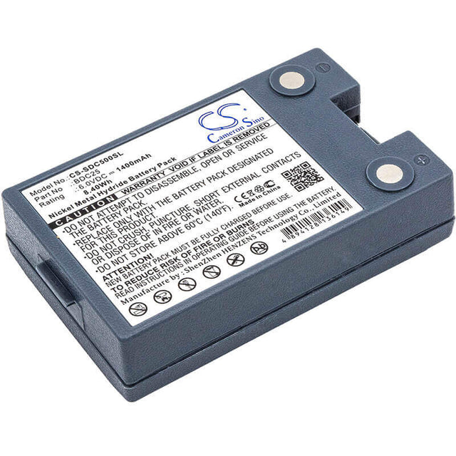 6.0V, Ni-MH, 1400mAh, Equipment battery fits Sokkia, Bdc25a, SET 5A Total Stations, Set 5e Total Stations, 8.4Wh Equipment, Survey, Test Cameron Sino Technology Limited