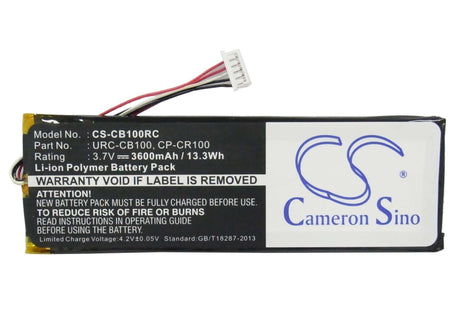 3.7V, Li-Polymer, 3600mAh, Remote Control battery fits Sonos, Controller Cb100, Controller Cr100, 13.32Wh Remote Control Cameron Sino Technology Limited