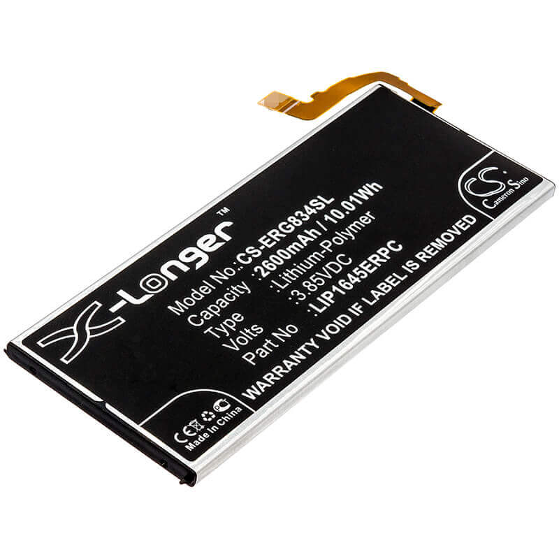 3.85V, Li-Polymer, 2600mAh, SmartPhone battery fits Sony, Lip1645erpc, 701so, G8341, 10.01Wh Mobile, SmartPhone Cameron Sino Technology Limited (Smartphone)
