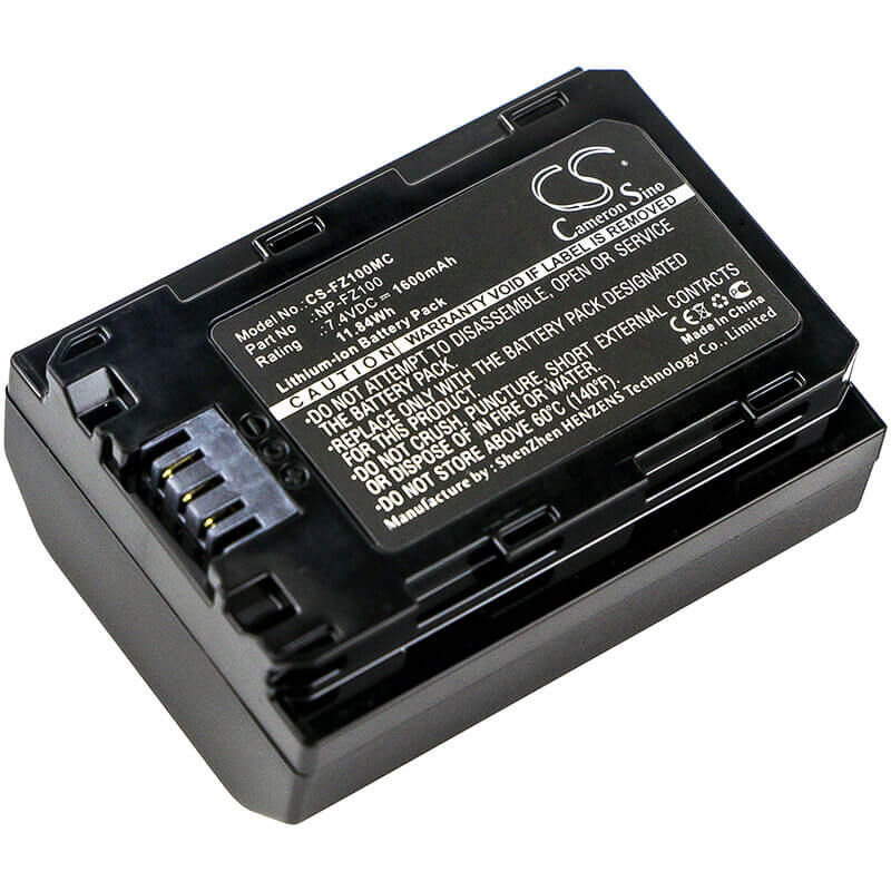7.4V, Li-ion, 1600mAh, Camera battery fits Sony, Bc-qz1, A7 Mark 3, A7r Mark 3, 11.84Wh Camera Cameron Sino Technology Limited (Camera)