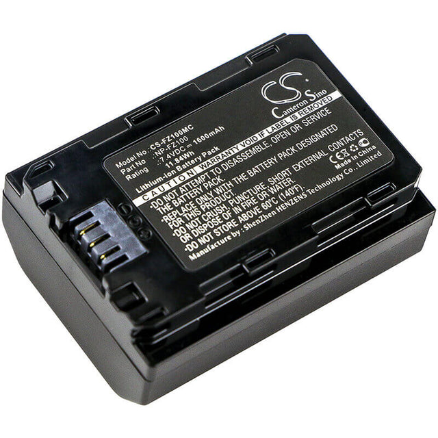 7.4V, Li-ion, 1600mAh, Camera battery fits Sony, Bc-qz1, A7 Mark 3, A7r Mark 3, 11.84Wh Camera Cameron Sino Technology Limited (Camera)