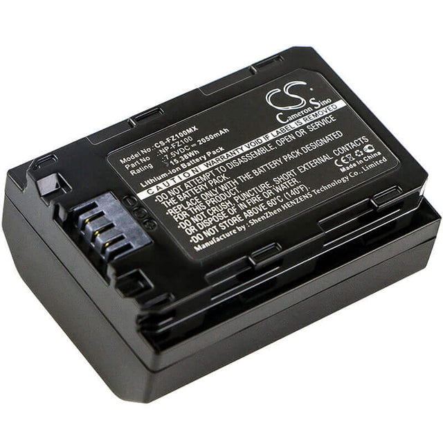 7.5V, Li-ion, 2050mAh, Camera battery fits Sony, Bc-qz1, A7 Mark 3, A7r Mark 3, 15.375Wh Camera Cameron Sino Technology Limited (Camera)