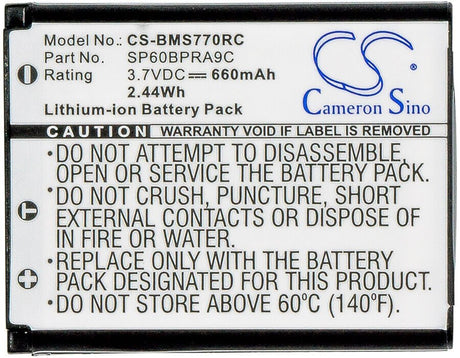 Battery For Sony Bluetooth Laser Mouse, Vgp-bms77 3.7v, 660mah - 2.44wh Cordless Phone Cameron Sino Technology Limited (Cordless Phone)