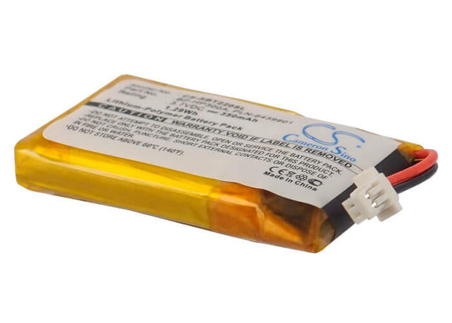 3.7V, Li-Polymer, 350mAh, Headset battery fits Sony, 64327-01, Bt22, Bt-22, 1.3Wh Wireless Headset Cameron Sino Technology Limited