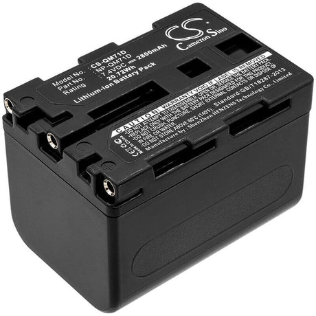 7.4V, Li-ion, 2800mAh, Camera battery fits Sony, Np-qm71d, Ccd-trv108, Ccd-trv108e, 20.72Wh Camera Cameron Sino Technology Limited (Camera)