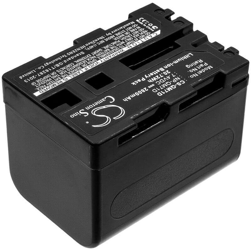 7.4V, Li-ion, 2800mAh, Camera battery fits Sony, Np-qm71d, Ccd-trv108, Ccd-trv108e, 20.72Wh Camera Cameron Sino Technology Limited (Camera)