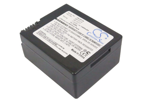 7.4V, Li-ion, 1400mAh, Camera battery fits Sony, Np-ff70, Ccd-trv108, Ccd-trv118, 10.36Wh Camera Cameron Sino Technology Limited (Camera)