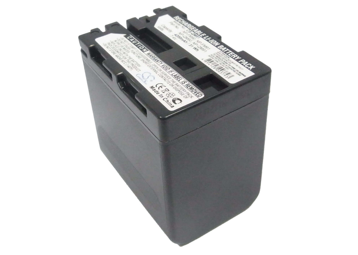 7.4V, Li-ion, 4200mAh, Camera battery fits Sony, Np-fm90, Ccd-trv108, Ccd-trv118, 31.08Wh Camera Cameron Sino Technology Limited (Camera)