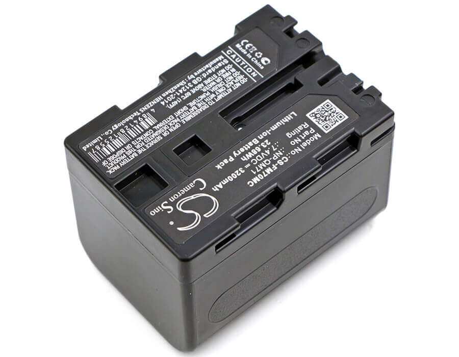 7.4V, Li-ion, 3200mAh, Camera battery fits Sony, Np-fm70, Ccd-trv108, Ccd-trv118, 23.68Wh Camera Cameron Sino Technology Limited (Camera)