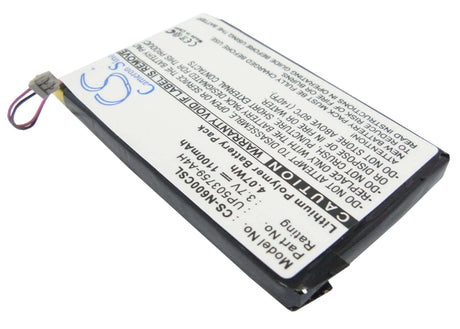 3.7V, Li-Polymer, 1100mAh, PDA battery fits Sony, Up503759-a4h, Clie Peg-n600c, Clie Peg-n610, 4.07Wh PDA, Pocket PC Cameron Sino Technology Limited