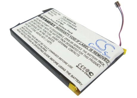 3.7V, Li-Polymer, 1100mAh, PDA battery fits Sony, Up503759-a4h, Clie Peg-n600c, Clie Peg-n610, 4.07Wh PDA, Pocket PC Cameron Sino Technology Limited