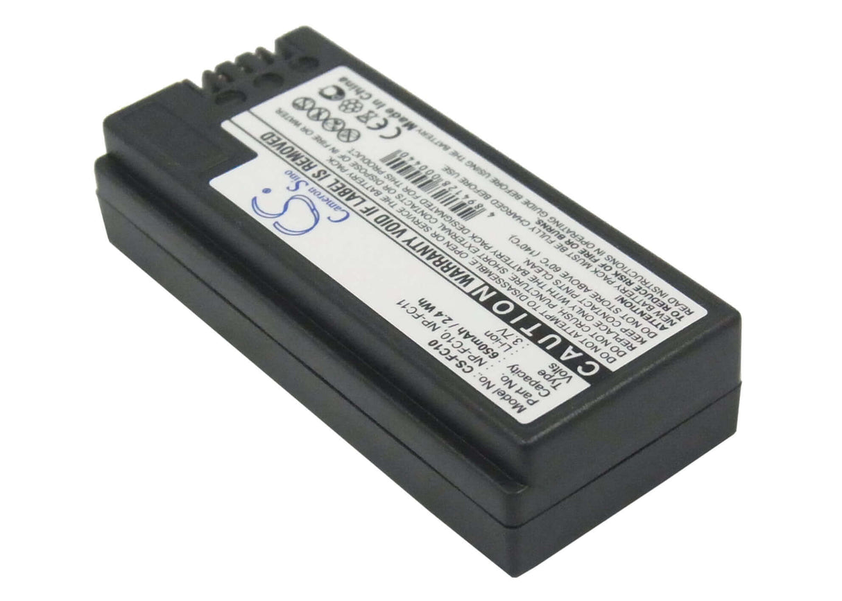 Battery For Sony Cyber-shot Dsc-f77, Cyber-shot Dsc-f77a, 3.7v, 650mah - 2.41wh Camera Cameron Sino Technology Limited (Suspended)