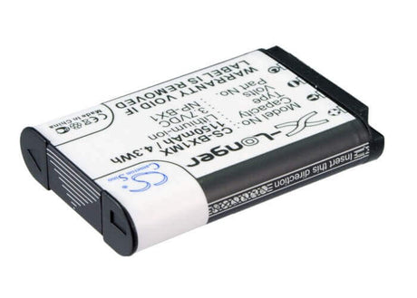3.7V, Li-ion, 1150mAh, Camera battery fits Sony, Np-bx1, Cyber-shot Dsc-hx300, Cyber-shot Dsc-hx50, 4.255Wh Camera Cameron Sino Technology Limited (Camera)