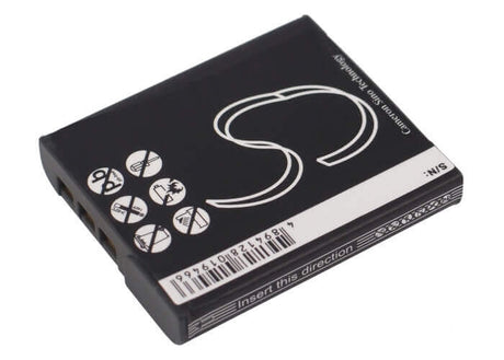 3.7V, Li-ion, 1000mAh, Camera battery fits Sony, Np-bg1, Cyber-shot Dsc-w170/, Cyber-shot Dsc-w35, 3.7Wh Camera Cameron Sino Technology Limited (Camera)