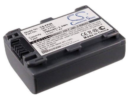 7.4V, Li-ion, 750mAh, Camera battery fits Sony, Np-fp30, Dcr-30, Dcr-dvd103, 5.55Wh Camera Cameron Sino Technology Limited (Camera)