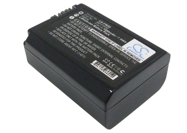 7.4V, Li-ion, 1080mAh, Camera battery fits Sony, Np-fw50, Alpha 33, Alpha 5000, 7.992Wh Camera Cameron Sino Technology Limited (Camera)