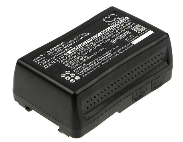 Camera Battery For Sony Dsr-250p, Dsr-600p, Dsr-650p, Hdw-800p, 14.8v, 13200mah - 195.36wh Camera Cameron Sino Technology Limited (Dangerous Goods)