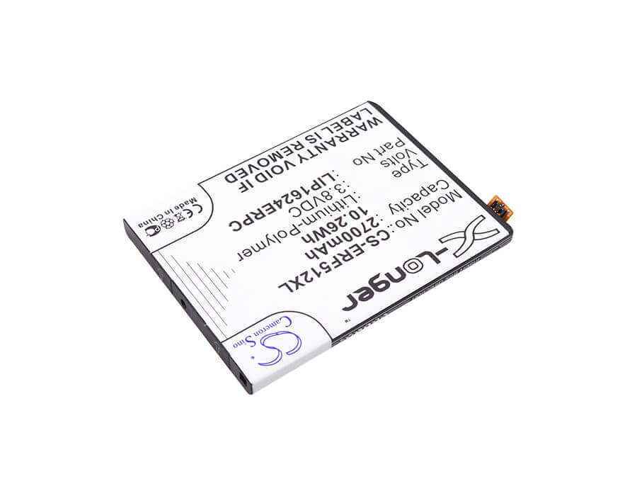 3.8V, Li-Polymer, 2700mAh, SmartPhone battery fits Sony Ericsson, 1300-3513, F5121, F5122, 10.26Wh Mobile, SmartPhone Cameron Sino Technology Limited (Smartphone)