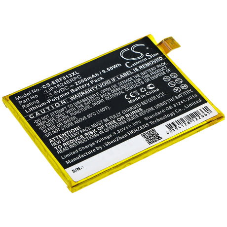 3.8V, Li-Polymer, 2500mAh, SmartPhone battery fits Sony, 1299-8177, F8131, F8132, 9.5Wh Mobile, SmartPhone Cameron Sino Technology Limited (Smartphone)