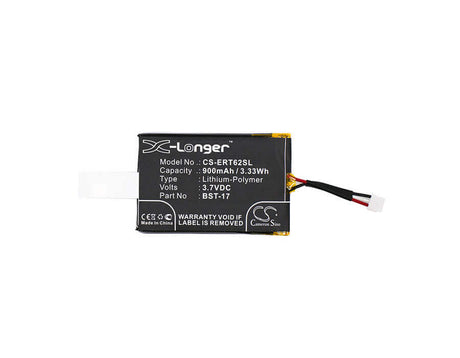 3.7V, Li-Polymer, 900mAh, SmartPhone battery fits Sony Ericsson, Bst-17, T60, T60c, 3.33Wh Mobile, SmartPhone Cameron Sino Technology Limited (Smartphone)