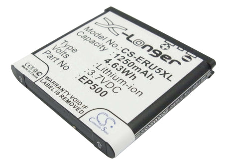 Battery For Sony Ericsson U5, U5i Vivaz, U5i Cosmic 3.7v, 1250mah - 4.63wh Batteries for Electronics Cameron Sino Technology Limited (Suspended)   
