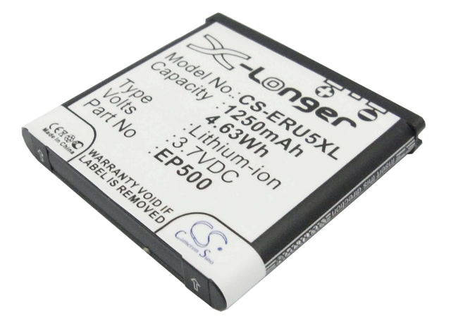Battery For Sony Ericsson U5, U5i Vivaz, U5i Cosmic 3.7v, 1250mah - 4.63wh Batteries for Electronics Cameron Sino Technology Limited (Suspended)   