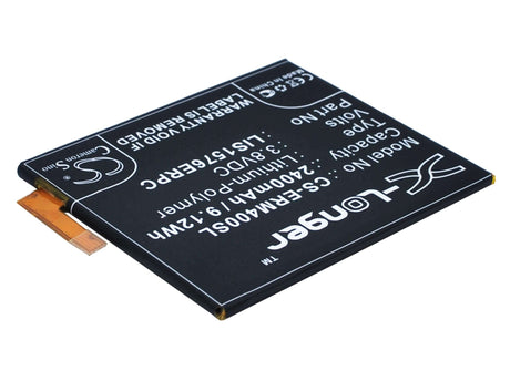 3.8V, Li-Polymer, 2400mAh, SmartPhone battery fits Sony Ericsson, Agpb014-a001, E2303, E2306, 9.12Wh Mobile, SmartPhone Cameron Sino Technology Limited (Smartphone)