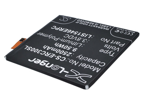 3.8V, Li-Polymer, 2500mAh, SmartPhone battery fits Sony Ericsson, Lis1546erpc, D2502, D2533, 9.5Wh Mobile, SmartPhone Cameron Sino Technology Limited (Smartphone)