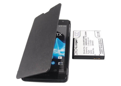 Battery For Sony Ericsson Xperia Tx Lt29, Xperia T Lt29i, Lt29, Black Flip 3.7v, 3400mah - 12.58wh Batteries for Electronics Cameron Sino Technology Limited (Suspended)   