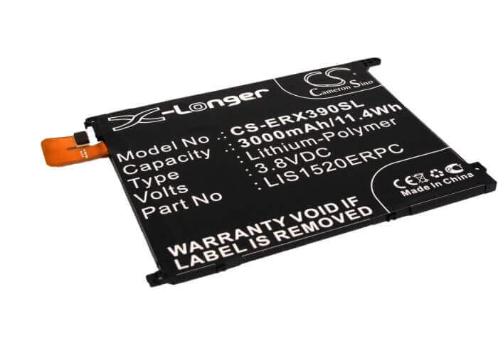 3.8V, Li-Polymer, 3000mAh, SmartPhone battery fits Sony Ericsson, 1270-8451.2, C6616, C6802, 11.4Wh Mobile, SmartPhone Cameron Sino Technology Limited (Suspended)