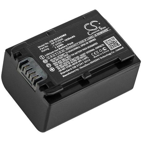 7.3V, Li-ion, 1030mAh, Camera battery fits Sony, Np-fv50a, Fdr-ax33, Fdr-ax40, 7.519Wh Camera Cameron Sino Technology Limited (Camera)