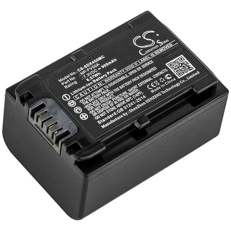 7.3V, Li-ion, 900mAh, Camera battery fits Sony, Np-fv50a, Fdr-ax33, Fdr-ax40, 6.57Wh Camera Cameron Sino Technology Limited (Camera)
