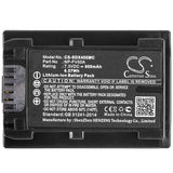 7.3V, Li-ion, 900mAh, Camera battery fits Sony, Np-fv50a, Fdr-ax33, Fdr-ax40, 6.57Wh Camera Cameron Sino Technology Limited (Camera)