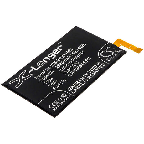 3.85V, Li-Polymer, 2800mAh, SmartPhone battery fits Sony, Lip1668erpc, I3113, I3123, 10.78Wh Mobile, SmartPhone Cameron Sino Technology Limited (Smartphone)