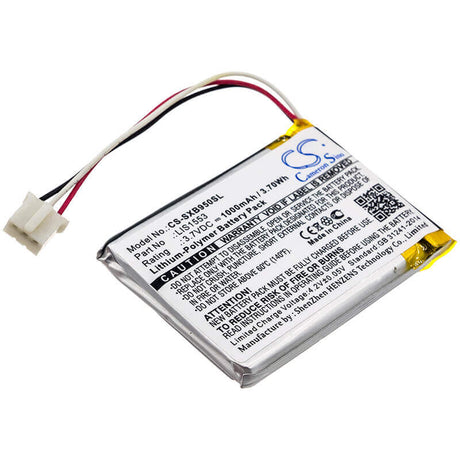 3.7V, Li-Polymer, 1000mAh, Speaker battery fits Sony, Mdr-xb950n1, Srs-ws1, 3.7Wh Speaker Cameron Sino Technology Limited