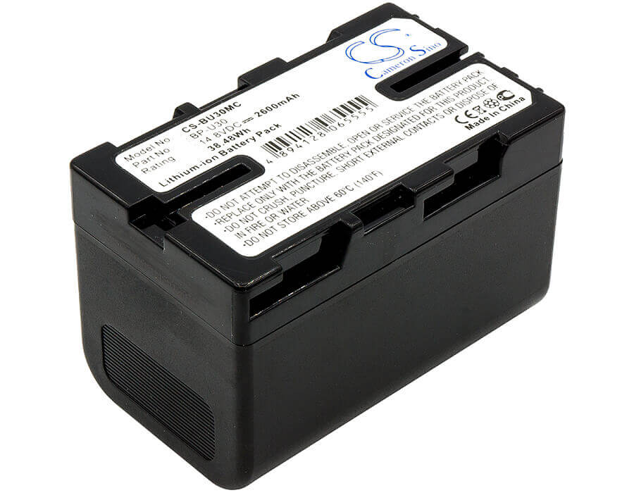 14.8V, Li-ion, 2600mAh, Camera battery fits Sony, Bp-u30, Hd422, Pmw-100, 38.48Wh Camera Cameron Sino Technology Limited (Camera)
