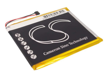3.7V, Li-Polymer, 900mAh, E-book, E-reader battery fits Sony, 1-853-016-11, Prs-350, Prs-350sc, 3.33Wh E-book, E-reader Cameron Sino Technology Limited