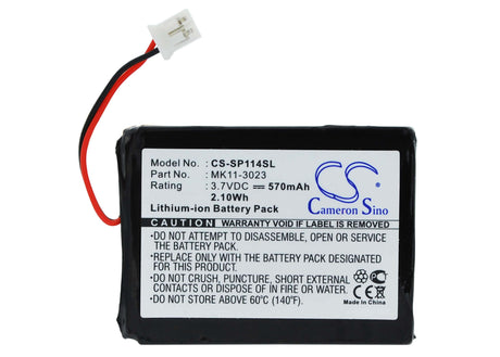 3.7V, Li-ion, 570mAh, Keyboard,Mouse battery fits Sony, Mk11-2902, Cechzk1jp, Cechzk1uc, 2.11Wh Keyboard,Mouse Cameron Sino Technology Limited