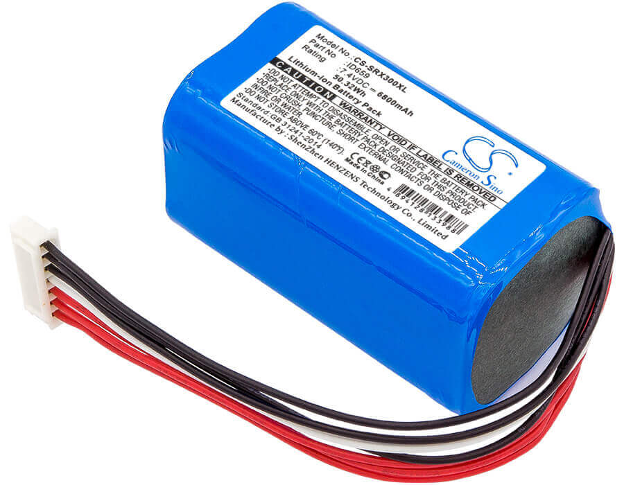 7.4V, Li-ion, 6800mAh, Speaker battery fits Sony, Srs-x30, Srs-xb3, 50.32Wh Speaker Cameron Sino Technology Limited