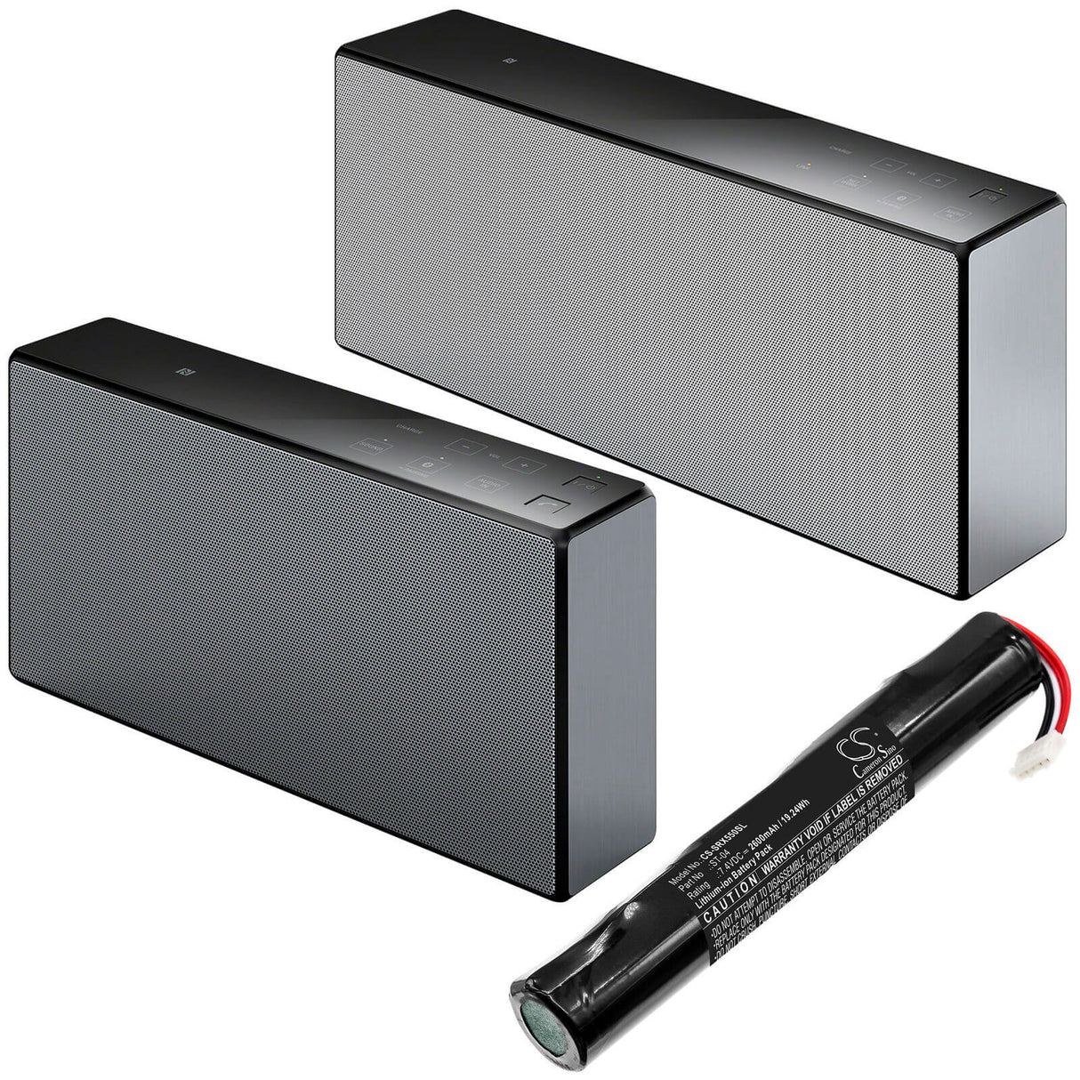 7.4V, Li-ion, 2600mAh, Speaker battery fits Sony, Srs-btx300, Srs-x55, 19.24Wh Speaker Cameron Sino Technology Limited
