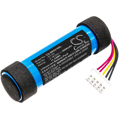 3.78V, Li-ion, 3000mAh, Speaker battery fits Sony, Srs-xb21, Srs-xb22, 11.34Wh Speaker Cameron Sino Technology Limited